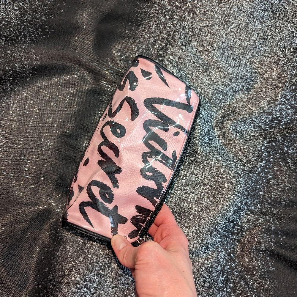 Victoria's secret makeup brush bag